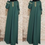 Abaya Islamische Kleidung Grüne